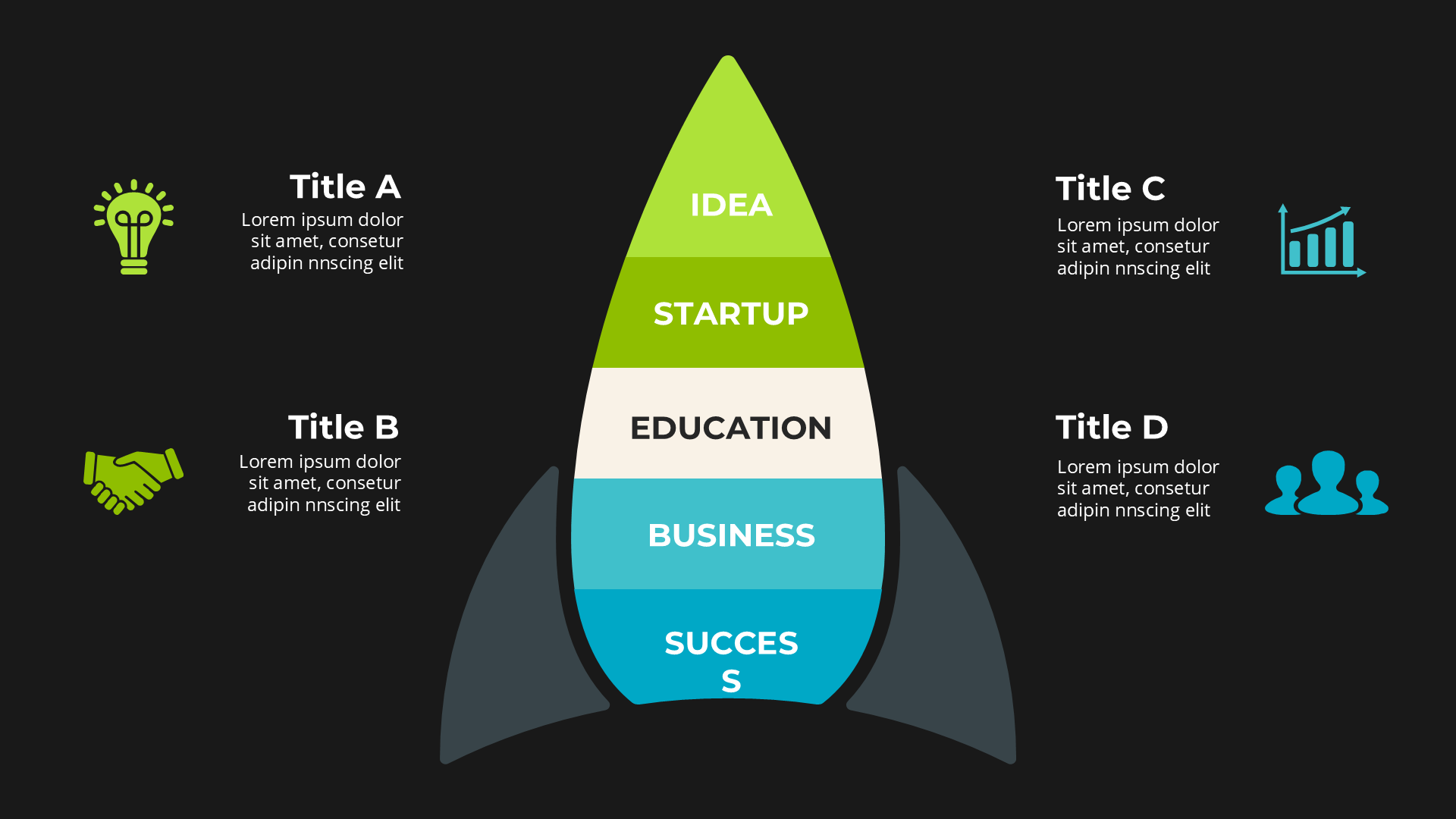 Startup Dark slide 4